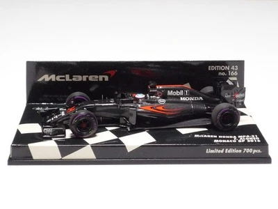 MINICHAMPS 1:43 McLAREN HONDA MP4-31 F. ALONSO MONACO GP 2016 MC#166 - Image 1 of 4