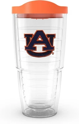 Tervis Made in USA Double Walled Auburn Tigers Insulated 24 Ounces, Clear  - Image 1 of 4