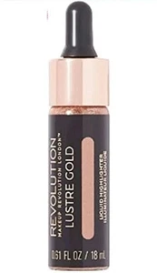 Makeup Revolution leuchtender/strahlender flüssiger Highlighter - Glanz Gold - 0,61 Oz. - Bild 1 von 2