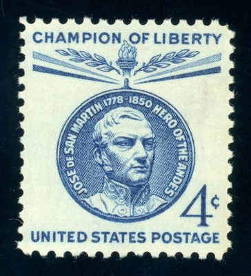 US Stamp #1126 Champions of Liberty 4c - PSE Cert - SUP 98 - MNH - SMQ $80.00 - Image 1 of 2