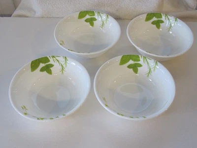 Corelle European Herbs 6.25 Soup Cereal Bowl 4pc set Vitrelle Lovely - Image 1 of 4