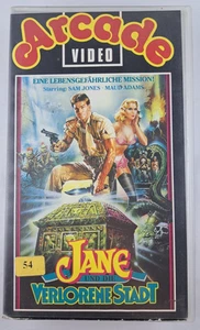VHS Jane und die verlorene Stadt 1985 Arcade Video Videokassette - Bild 1 von 2