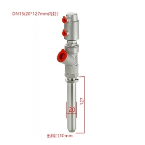 DN15 Válvula de Descarga Máquina de Llenado de Líquidos Cabezal Antigoteo Acero Inoxidable 304 - Imagen 1 de 1