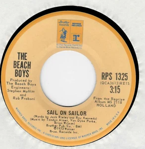 45RPM "2" - BEACH BOYS RECORDS, R & R MUSIC & SAIL ON SAILOR " EXC. ROCK - Bild 1 von 4
