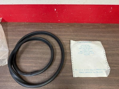 1941 1942 1946 1947 1948 MERMERCURY КУПЕ СЕДАН ЗАДНЕЕ СТЕКЛО РЕЗИНОВОЕ УПЛОТНЕНИЕ ПРОКЛАДКА 1225 - Изображение 1 из 2