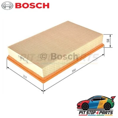 Filtro de aire Bosch 1457433536 350 mm para Volvo S80 1999-2006 9186361 91863613 Foto 1 de 4