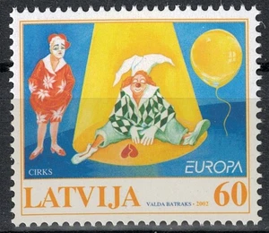 LETTONIA 2002 Europa MNH** - Imagen 1 de 1