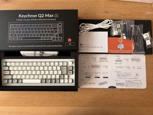 Keychron Q2 Max Qmk Mechanical Keyboard Hot-swappable Wireless Aluminum Case - Picture 1 of 12