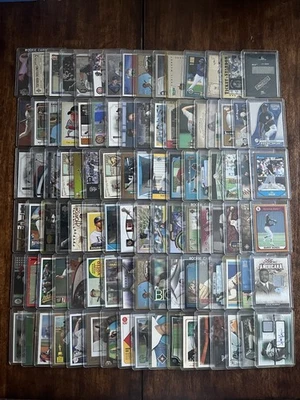 Лот из 100 бейсбольных карточек дебютанты автограф вставка параллельный номер джерси реликвия - Изображение 1 из 4