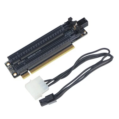 Expansion Card PCIE 4.0 x16 Gen4 Gen3 4Pin/SATA Next-Generation Connector - Image 1 of 4
