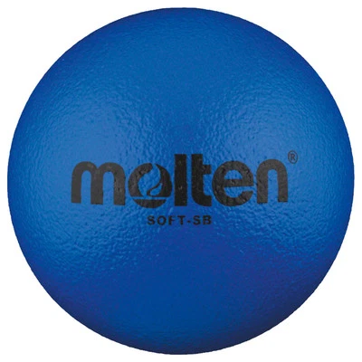 MOLTEN Bola de espuma fundida Soft-SB, recubierta, ø 18 cm, azul