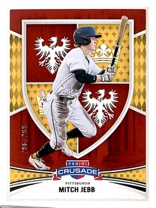 2024 Panini Crusade Red Mitch Jebb 296/299 Pittsburgh Pirates #67 - Picture 1 of 2