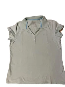 Womens XL IZOD Golf polo Shirt Blue - Picture 1 of 3