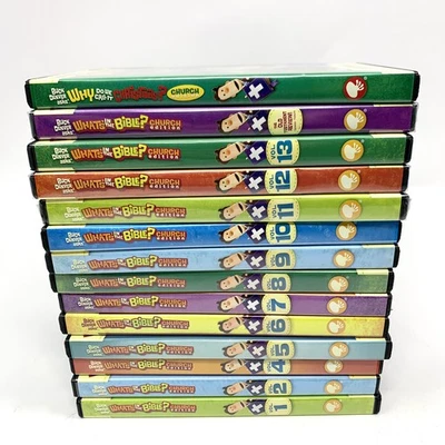 Lot of 14 What's in the Bible Church Edition Buck Denver DVDs God Speaks **Read* - Image 1 of 4