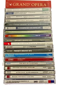 Klassik 25 CD Lot Bulk KEIN MÜLL ALLE SEHR GUTER ZUSTAND + ODER BESSER --- LOT #37 NIEDRIGER START!!!!! - Bild 1 von 5