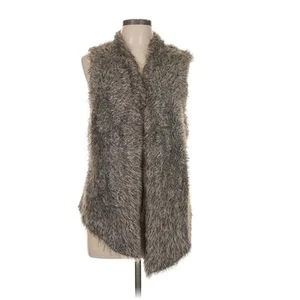 CAbi Fur Vest Alpaca Mohair Blend Size Medium - Picture 1 of 5