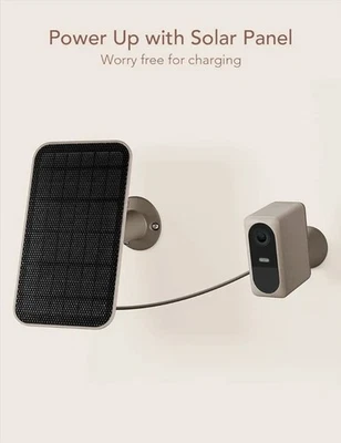 Nooie Pro Cam 2k Security Cameras Wireless With Solar Panel.