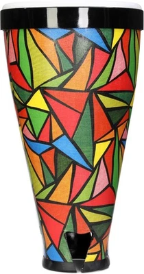 Ashiko apilable World Beat de percusión latina - 10 pulgadas, pequeño, multicolor Foto 1 de 4