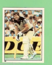 1982 SCANLENS CRICKET STICKER #98  LANCE CAIRNS, NEW ZEALAND