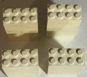 Tyco 2x4 White Brick Lot Of 20 Pieces Toys Building Blocks - Picture 1 of 2