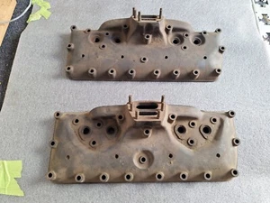 1929 1930 Lincoln Model L V8 HEADS Motor car PAIR HAS BEEN ON THE SHELF YEARS - Picture 1 of 12