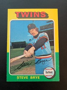 1975 Topps Baseball Card # 151 Steve Brye - EXMT+