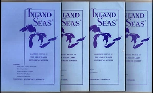 Inland Seas, Great Lakes Historical Society, 4 Issues, 1987, illustrated - Picture 1 of 1