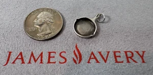 James Avery Eisen Bratpfanne/Pfanne Sterlingsilber Charm im Ruhestand - Bild 1 von 9