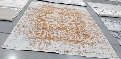 ORANGE / IVORY 8' X 10' Back Stain Rug, Reduced Price 1172756158 MAD603P-8 - Image 1 of 4