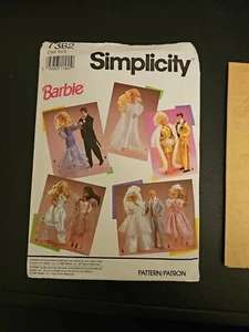 Simplicity Schnittmuster 11 1/2" Barbie Puppenkleidung Auswahl aus 232 60er Jahre + - Bild 1 von 3