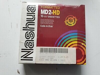 Nashua MD2-HD 1.2M DISKETTES • 40$