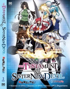 ANIME DVD THE TESTAMENT OF SISTER NEW DEVIL SEA 1-2 +OVA +MOVIE (UNCUT)*ENG DUB* - Bild 1 von 7