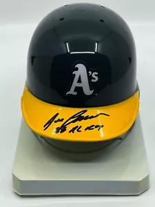 Jose Canseco 1986 AL ROY Oakland A's Signed Autograph Mini Helmet PSA DNA - Picture 1 of 4
