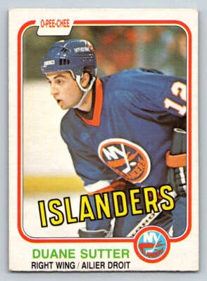 1981-82 O-Pee-Chee #211 Duane Sutter RC (ref 176268) - Image 1 of 2