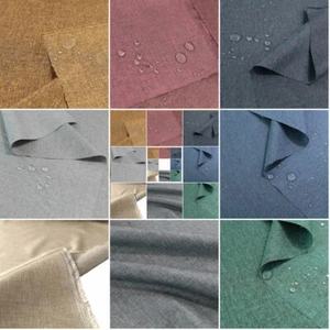 Leichter Polsterstoff in Melange Outdoor Bezugsstoff Wasserabweisende Meterware - Bild 1 von 9