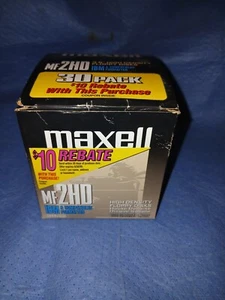 Disquettes MAXELL 3,5" 1,44 Mo MF 2HD PC formaté 19 pack boîte ouverte - Photo 1/5