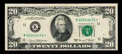 Star1969 C $20 Dallas Federal Reserve Note Almost Uncirculated - Image 1 of 2