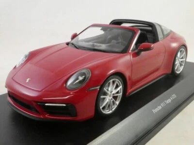 Minichamps Porsche 911 Targa 4 GTS Rouge 2021 1/18 155061062 - Photo 1/3
