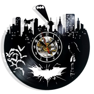 Batman Vinyl Wall Clock Records Decor Gift Christmas Birthday Holiday - Picture 1 of 5