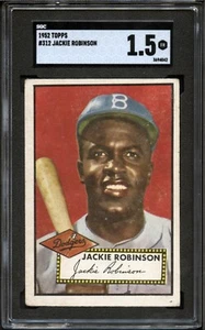 1952 Topps #312 Jackie Robinson SGC 1.5 - Picture 1 of 2