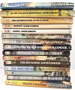 15 Vintage Paperback Volumes Of Louis L'Amour's Sackett Family Western Fiction - Picture 1 of 6