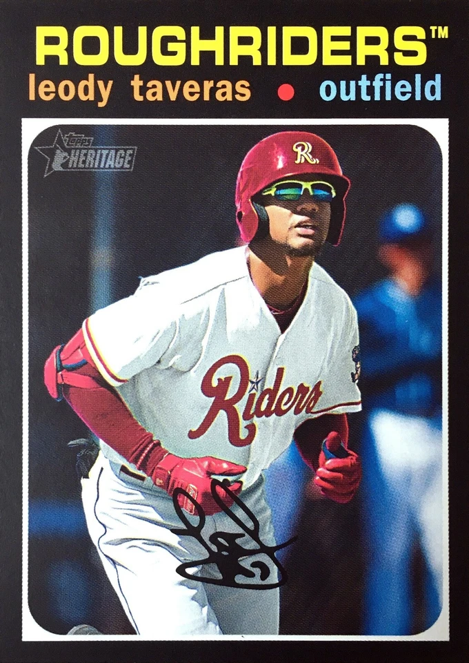2020 TOPPS HERITAGE MINORS (#81) - LEODY TAVERAS - Image 1 of 1