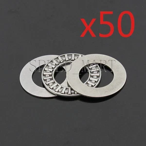 50 PCS AXK2035 Thrust Needle Roller Bearing With Two Washers 20mm x 35mm x 2mm - Picture 1 of 3