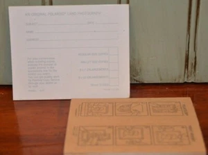 Polaroid Land Camera Cardboard Print Mounts P558B-1 Polacolor Lot of 8 Vintage  - Picture 1 of 3