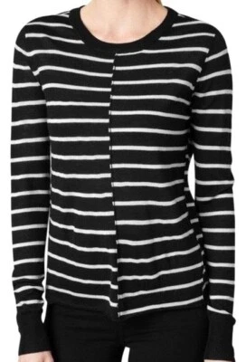 Suéter Paige Allie Mezcla de Lana Merino Tejido Rayas Asimétricas Cuello Redondo Talla S Foto 1 de 4