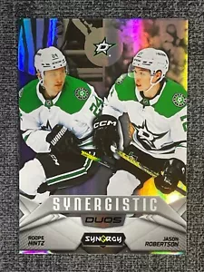 Roope Hintz Jason Robertson 2024-25 Upper Deck Synergy Synergistic Duos #SD-18 - Picture 1 of 2
