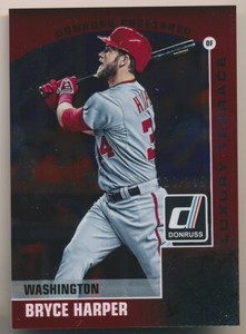 BRYCE HARPER 23 2015 Donruss PREFERRED LUXURY TERRACE RED/199 PHILLIES/NATIONALS