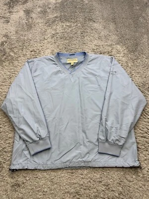 Chaqueta Cabelas para mujer XL azul cuello en V cortavientos pulóver golf cortavientos senderismo Foto 1 de 4