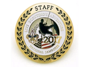 2017 National Boy Scout Jamboree Official Staff Neckerchief Slide - Picture 1 of 3
