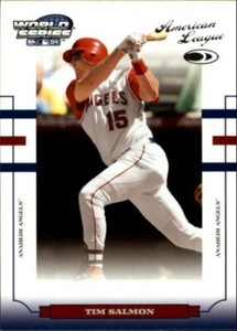 2004 Donruss World Series Anaheim Angels Baseball Card #4 Tim Salmon